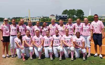 Bucs and Cougars Split Doubleheader on StrikeOut Cancer Day Image
