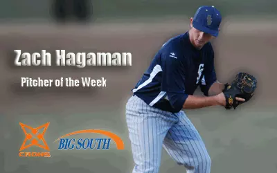 Hagaman Named Big South Pitcher of the Week Image