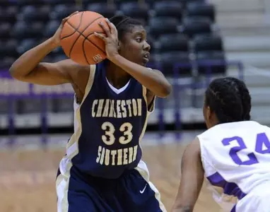 Dotson's double-double not enough as Bucs fall to Catamounts, 56-47 Image