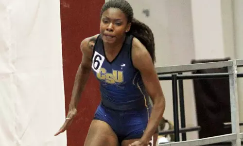 Jean, Houston blaze meet records as Lady Bucs open Big South Championships Image
