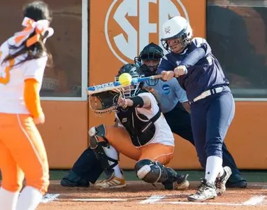 Charleston Southern falls to No. 10 Tennessee on first day of NCAA Regionals; Bucs take on Lipscomb tomorrow at 4:30 p.m. in elimination game Image