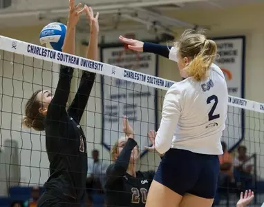 Bucs fall in four sets to Winthrop; Parrott with 17 kills in loss to the Eagles Image