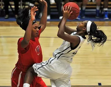 Bucs unable to build on first half advantage in falling to Liberty, 64-53 Image