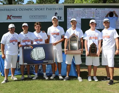 BIG SOUTH CHAMPS: Bucs surge to 2015 Big South Championship; Keur earns medalist honors Image