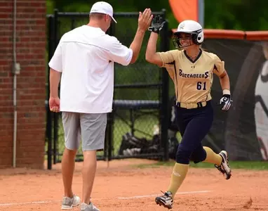 Johnson's home run sparks Bucs past Liberty in the Big South First Round Image
