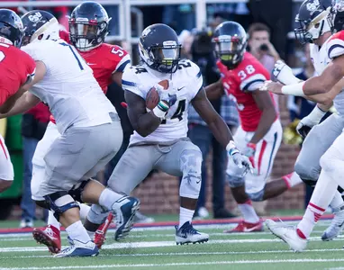 Back in the driver's seat: Bucs top #24/25 Liberty, 48-26, to keep Big South title aspirations alive Image
