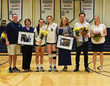 Buccaneers drop three-set decision to Winthrop on Senior Night Image