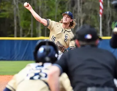 Quality pitching, patient bats lead Buccaneers to 12-6 win over Campbell in series opener Image