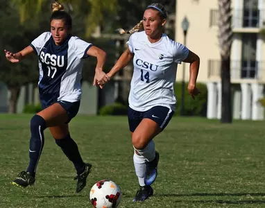Jordan Newman scores twice as Bucs blank Bulldogs in home opener Image