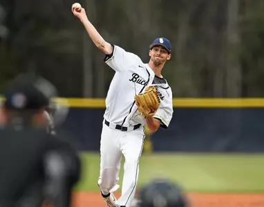 Bucs Drop Both Games in Doubleheader with Holy Cross Image
