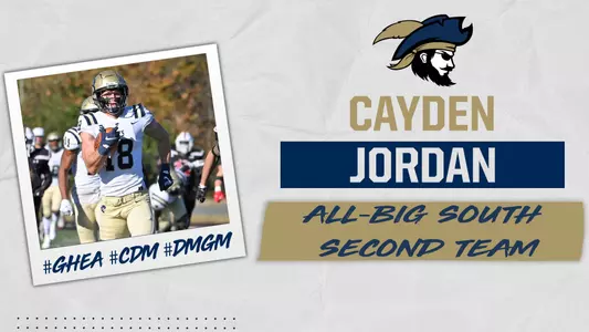 Cayden Jordan All-Big South Second Team graphic