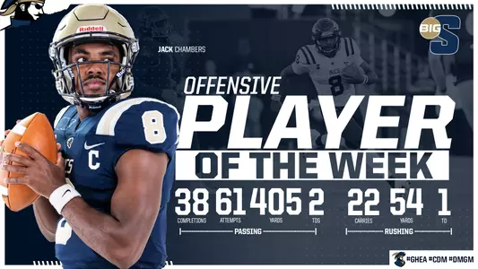 Jack Chambers Big South OPOTW graphic