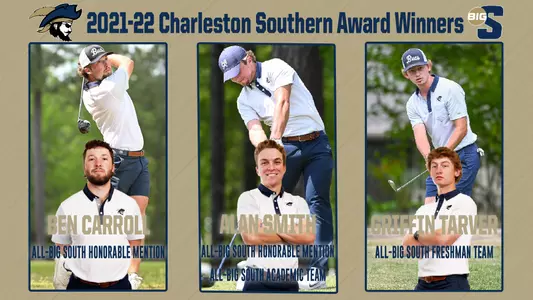 2021-22 MGolf Big South Award winners