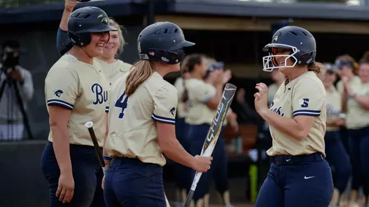 Softball huddle