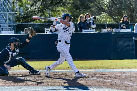 Charleston, S.C. — Charleston Southern outfielder Kain Collins (13) in Division 1 men’s baseball action between Charleston Southern University and Bucknell University on February 13, 2026, at Charleston Singleton Baseball Complex.
(Mandatory Credit: Arthur Ellis Photography)