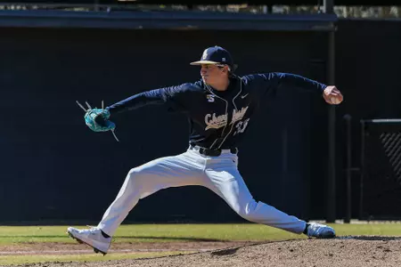 Charleston, S.C. — in Division 1 men’s baseball action between Charleston Southern University and Bucknell University on February 14, 2026, at Charleston Singleton Baseball Complex.
(Mandatory Credit: Arthur Ellis Photography)