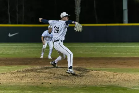 Charleston, S.C. — in Division 1 men’s baseball action between Charleston Southern University and Bucknell University on February 14, 2026, at Charleston Singleton Baseball Complex.
(Mandatory Credit: Arthur Ellis Photography)