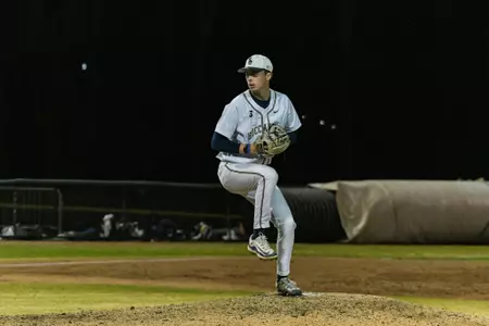 Charleston, S.C. — in Division 1 men’s baseball action between Charleston Southern University and Bucknell University on February 14, 2026, at Charleston Singleton Baseball Complex.
(Mandatory Credit: Arthur Ellis Photography)