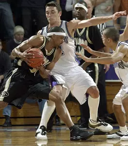 Colorado's Michel Morandais, left,