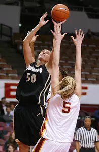 Colorado's Tera Bjorklund (50) shoots