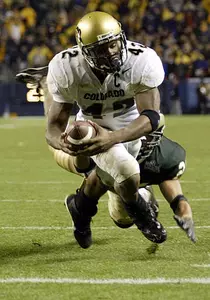 Colorado running back Bobby Purify (42)