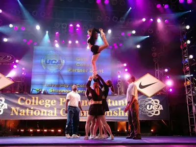 Cheer Team At Nationals
