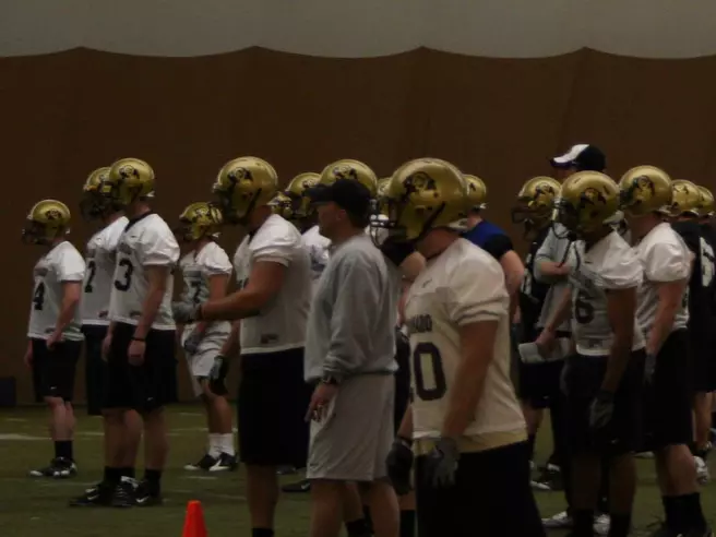 Intensity Highlights Second Spring Practice