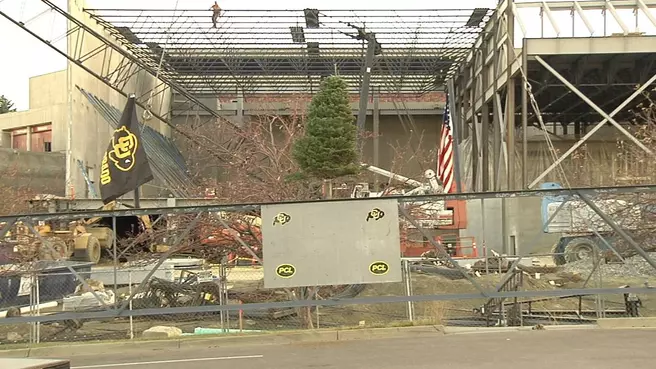 Practice Facility Structure Soundly In Place