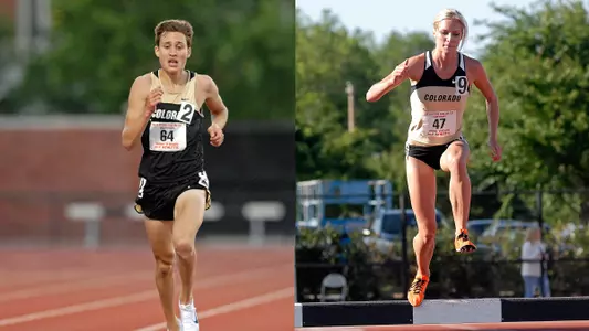 Emma Coburn and Joe Bosshard