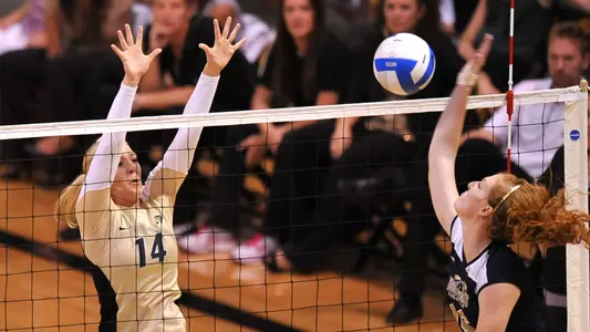 Outsides Lead Buffs Past Fordham