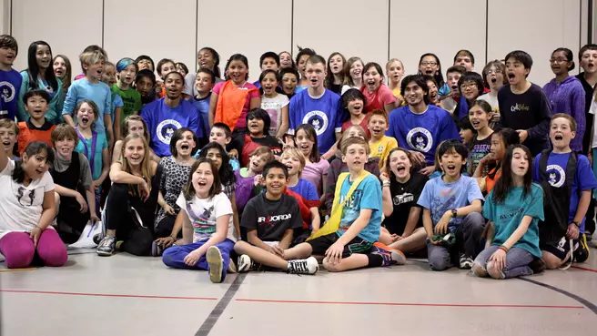 Chen, Dinwiddie, Mills Surprise 5th Grade Grads
