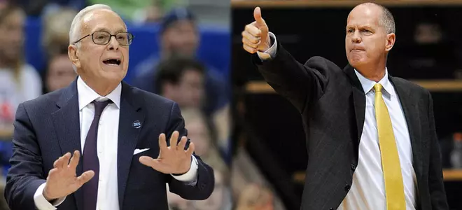 Larry Brown and Tad Boyle