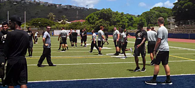 Buffs Get Taste Of Hawai'i Weather