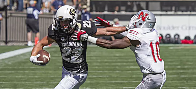 Nelson Spruce broke CU's record for all-time receiving yards in Saturday's game.