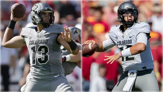 Sefo Liufau and Steven Montez