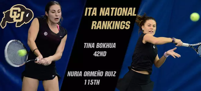 Tina Bokhua and Nuria Ormeno Ruiz rankings