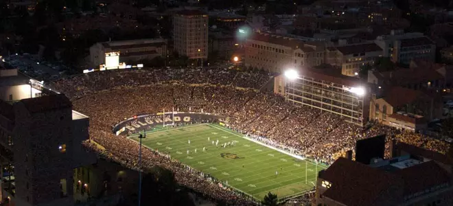 Folsom Field Night