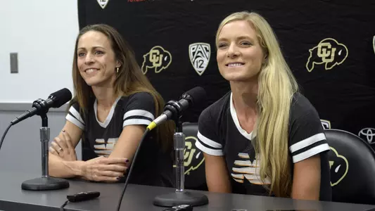 Jenny Simpson and Emma Coburn