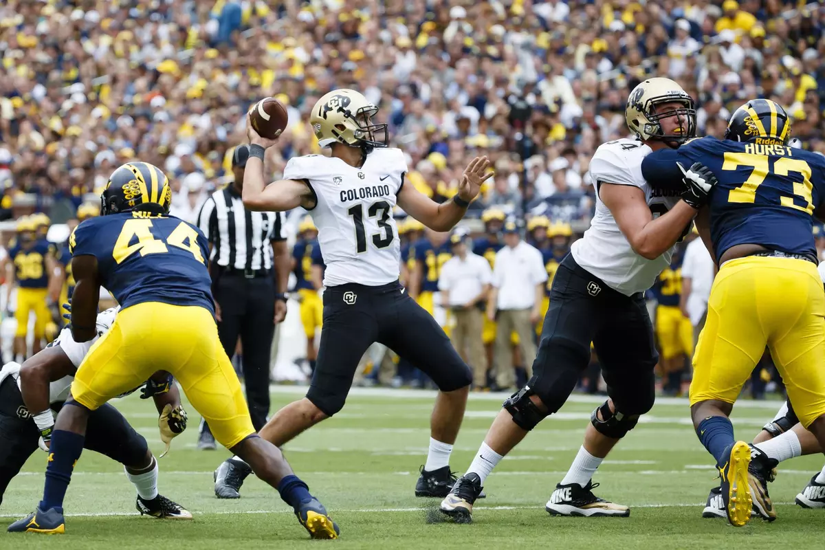 NCAA Football: Colorado at Michigan