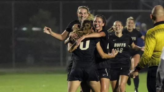 team celebration at air force 2016