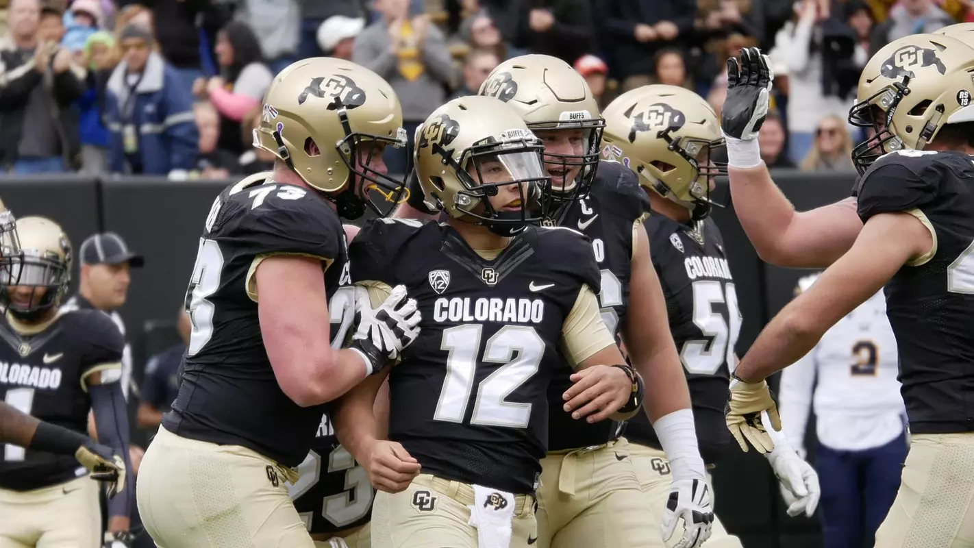 steven montez touchdown celebration vs. california 2017