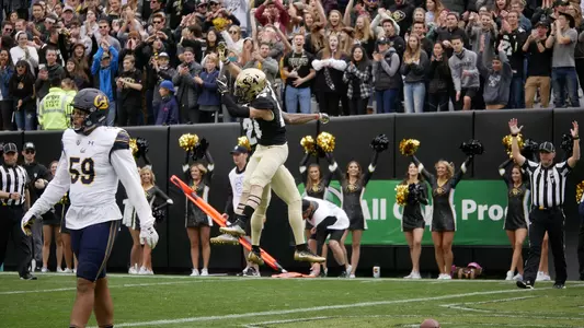 devin ross touchdown celebration jay macintyre vs. california 2017
