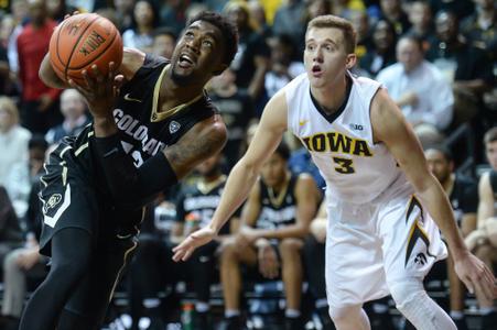 NCAA Basketball: Colorado at Iowa