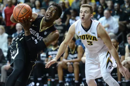 NCAA Basketball: Colorado at Iowa