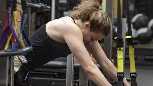 kennedy leonard lifting weights