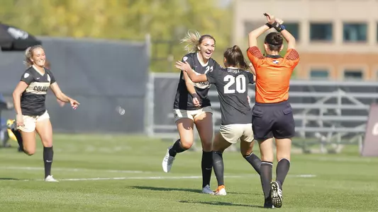 taylor kornieck goal celebration vs. oregon 2019