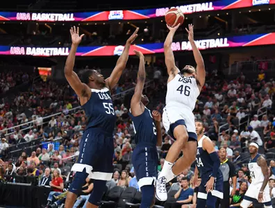 Basketball: USA Basketball Men's National Team-USA White at USA Blue