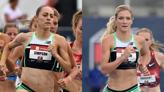 Jenny Simpson and Emma Coburn