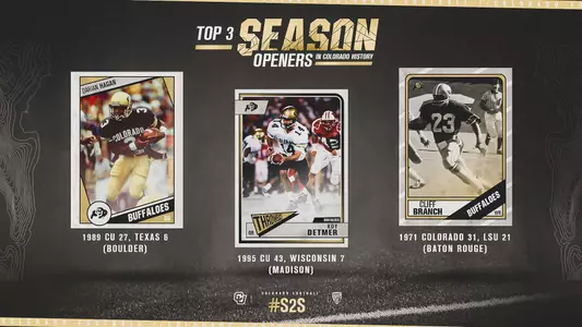 Top 3 Season Openers Graphic