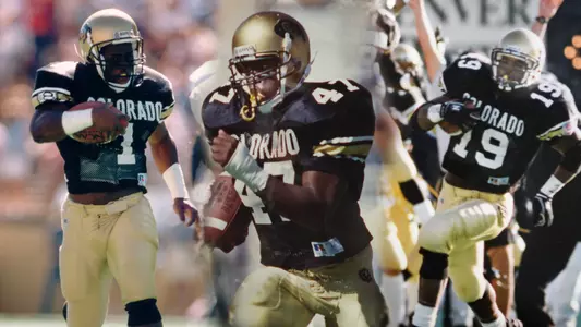 Eric Bieniemy, Rashaan Salaam, Chris Hudson